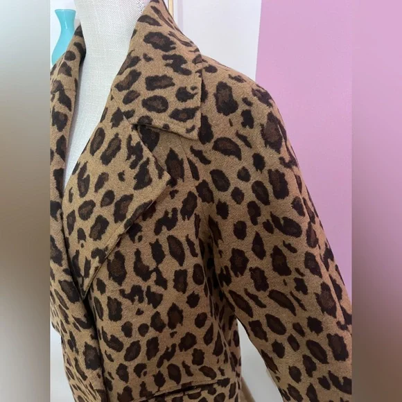 Long Leopard Coat - Picture 2 of 7